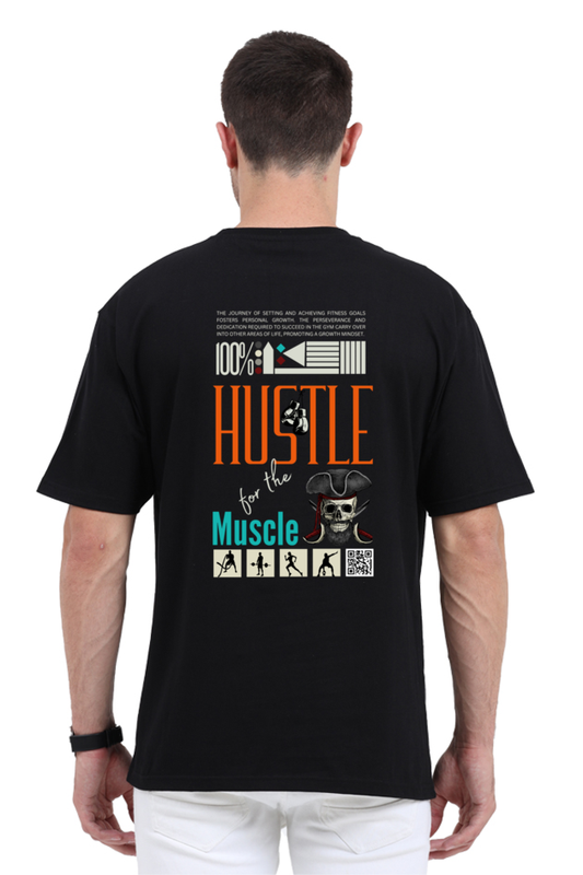 Hustle for the Muscle Oversized Cotton T-shirt