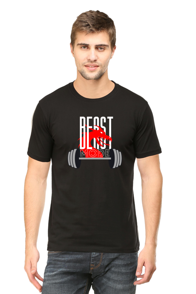 Begonia Premium Beast Mode Fitness Lover Slim Fit Cotton T-shirt