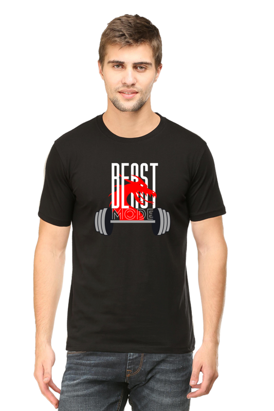 Begonia Premium Beast Mode Fitness Lover Slim Fit Cotton T-shirt