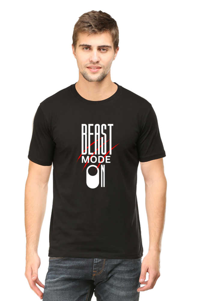 Begonia Premium Beast Mode Gym Lover Slim Fit Cotton T-shirt