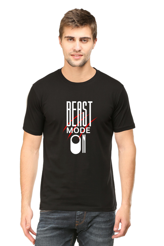 Begonia Premium Beast Mode Gym Lover Slim Fit Cotton T-shirt