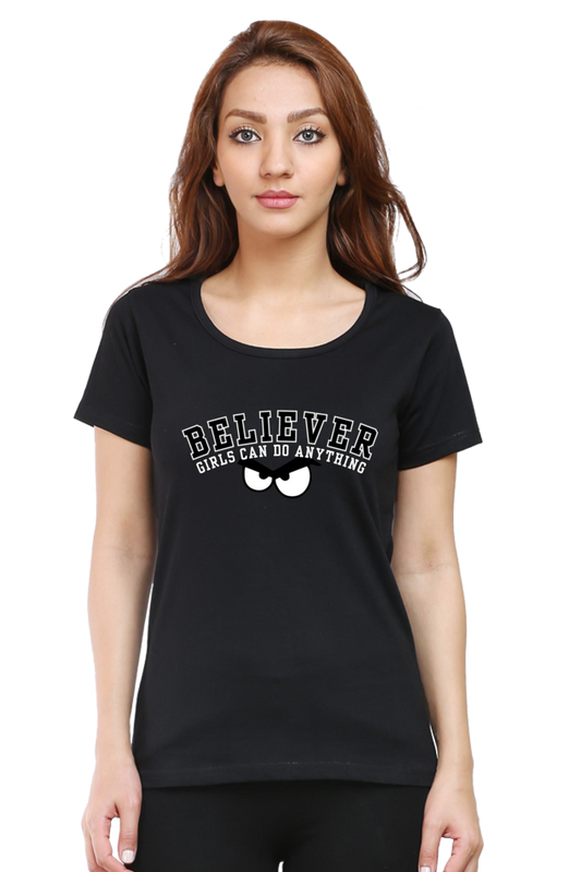 Women Believer Quote T-shirt