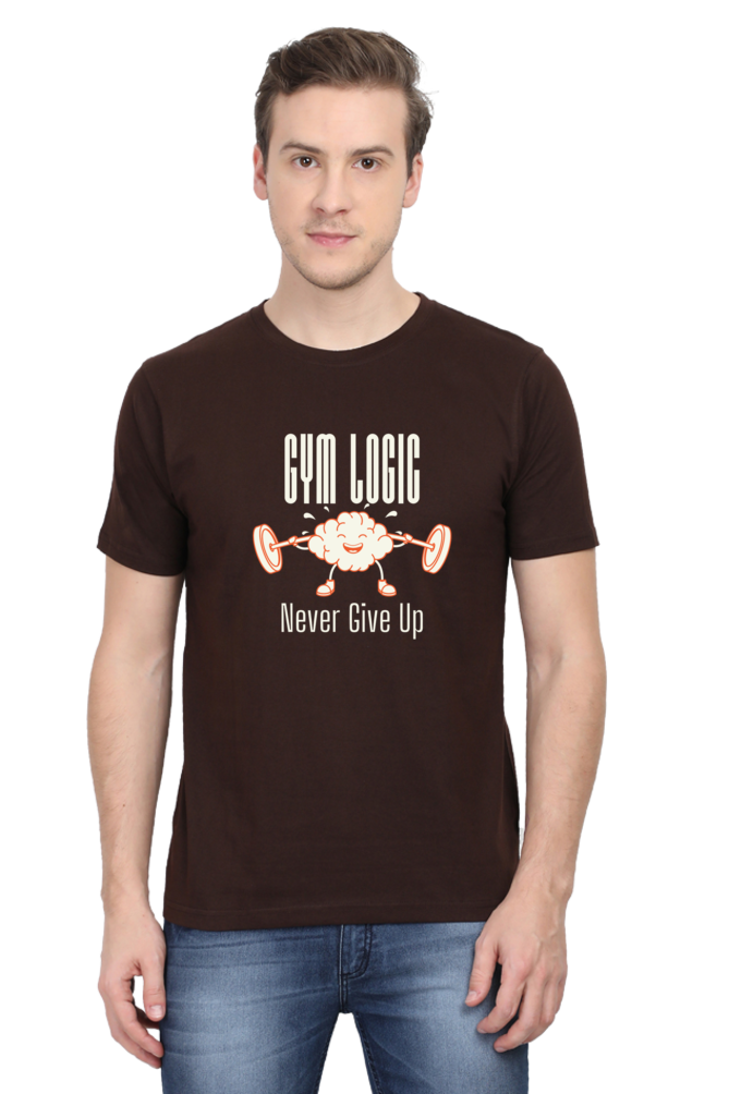 Gym Logic Slim  Fit Cotton T-shirt