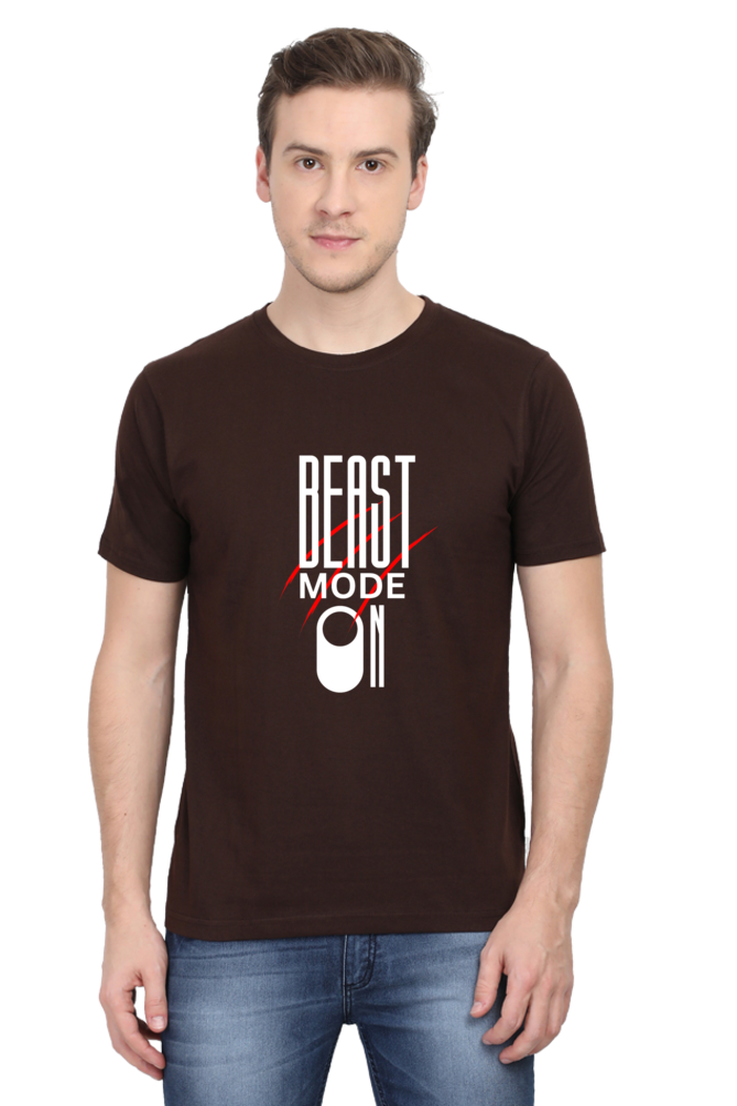 Begonia Premium Beast Mode Gym Lover Slim Fit Cotton T-shirt