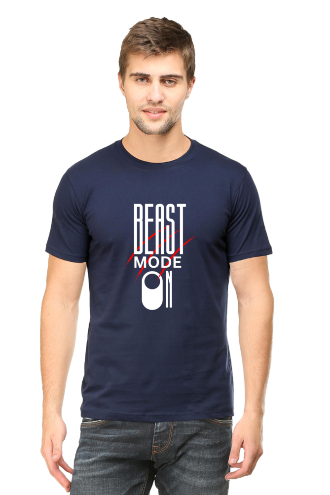 Begonia Premium Beast Mode Gym Lover Slim Fit Cotton T-shirt