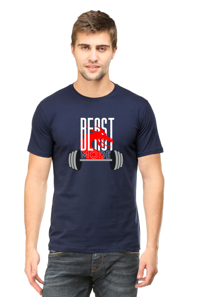 Begonia Premium Beast Mode Fitness Lover Slim Fit Cotton T-shirt