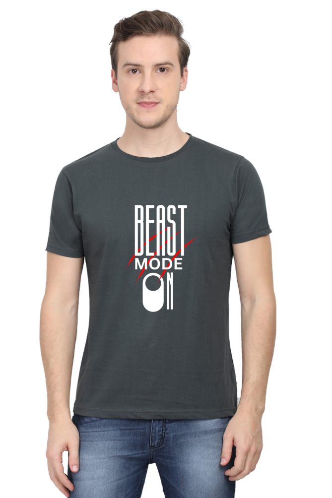 Begonia Premium Beast Mode Gym Lover Slim Fit Cotton T-shirt