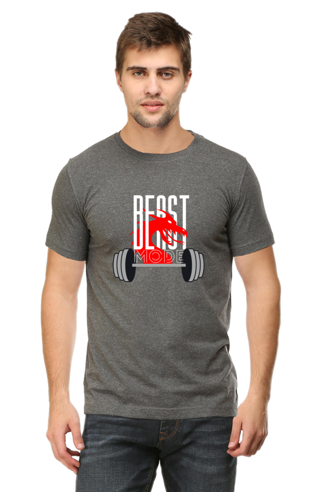 Begonia Premium Beast Mode Fitness Lover Slim Fit Cotton T-shirt